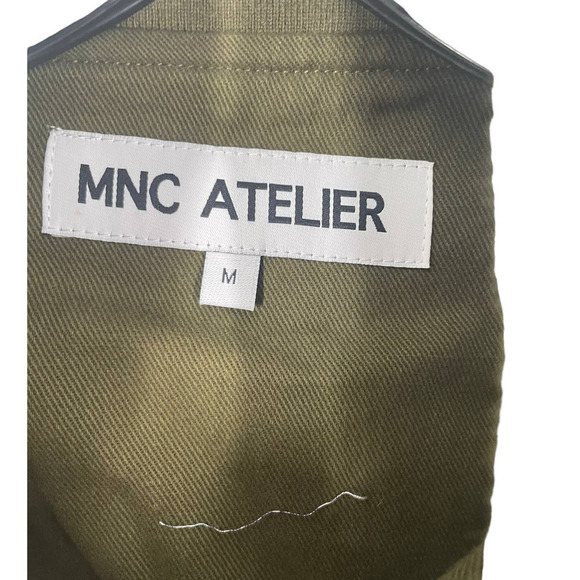 Nwt MNC ATELIER FLOWER BLOUSON JACKET IN OLIVE - Picture 9 of 9